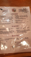 Hummingbird Pub Family menu