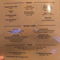 Big Wave Cafe menu