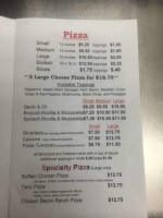 Thad's Place menu