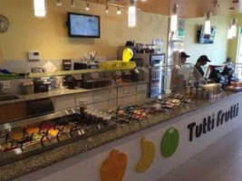 Tutti Frutti Frozen Yogurt inside