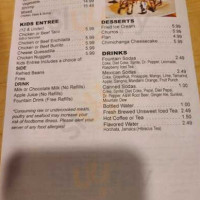 Castaneda's Mexican menu