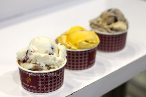 Saffron Rose Ice Cream food