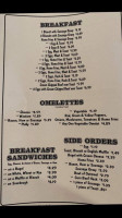 Derrick City Diner menu