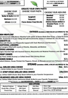 Cousin Basils Restaurant Bar menu