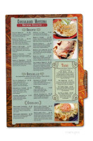 Montezuma Mexican menu