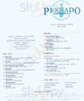 Pescado Seafood Grill Rooftop menu