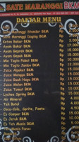 Sate Maranggi Bkm menu