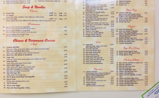 Oriental Wok Restaurant menu