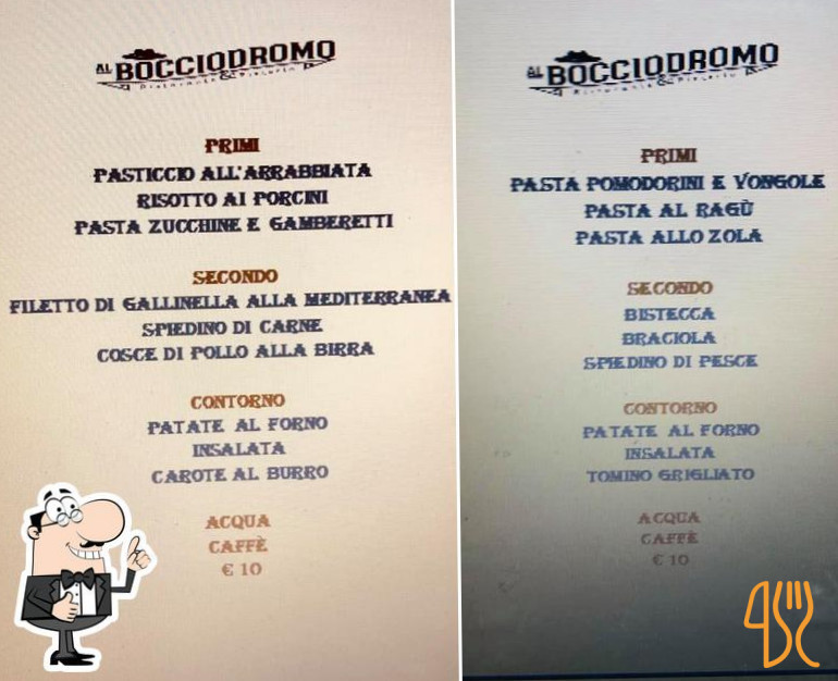 Al Bocciodromo Carta