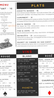 Le Hapchot menu