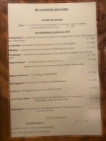 Zum Unteren Krug menu