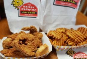 Krispy Krunchy Chicken inside