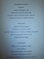 Trattoria Benlodi menu