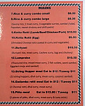 Spicy Corner menu