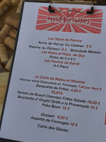 La Cave De Maxime menu