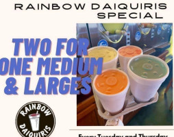 Rainbow Daiquiris Gourmet food