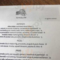 Barbuto menu