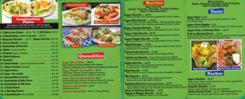 Cilantros menu