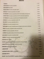 Pizzeria Glaeg menu