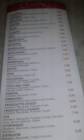 Pizzeria Dodo Gianni Canu menu