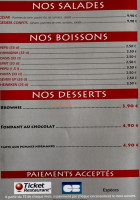 Le 18 menu