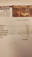 Il Balivo menu