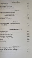 Maisto Manija menu