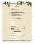 Spartakus menu