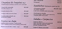 Joaquina Bar e Restaurante menu