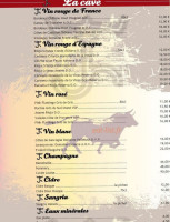 Cidrerie Hernani menu