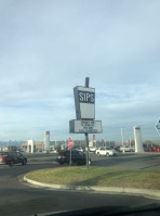 Sips Drive-thru outside