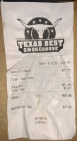 Texas Best Smokehouse Travel Center Of Henrietta menu