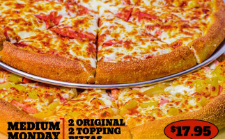 2 For 1 Family Pizza food