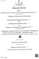 La Manade menu