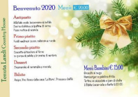 Tenuta Landi Country House menu