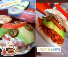 Tortas El Capitán food