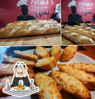 Potoko's Pizza food