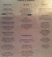 Spitzer's Corner menu