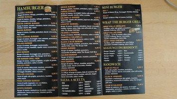 The Burger Grill Locate menu