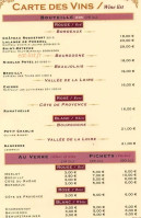 Le Khedive menu