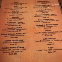 El Porrón menu