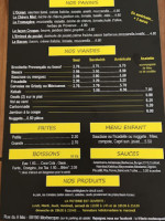 La Friterie Morbecquoise menu