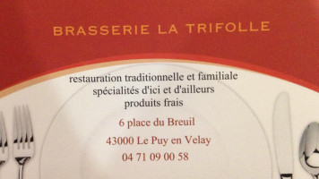 Brasserie la trifolle food