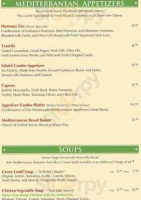 Panini Kabob Grill menu