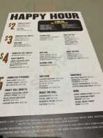 Buffalo Wild Wings menu