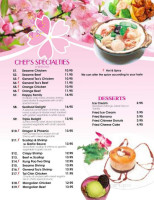 Sakura Japnese menu