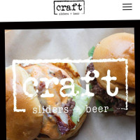 Craft Sliders Beer food