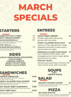 Kempton menu