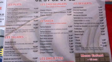 Le moka menu