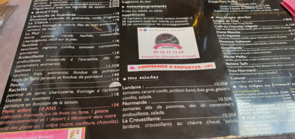 Crêperie Sucré Salé menu